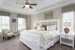 Master suite 2 features a king size bed and en-suite bathroom